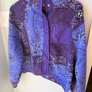 Women's Purple Patterned Jacket